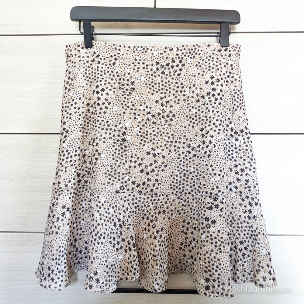Marks & Spencer Star Print Ruffled Skirt NWT 8 Western Stampede